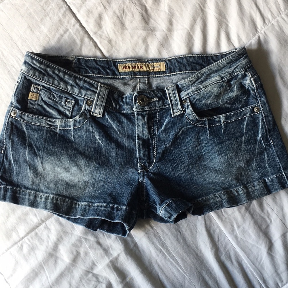 Big star denim shorts size 30